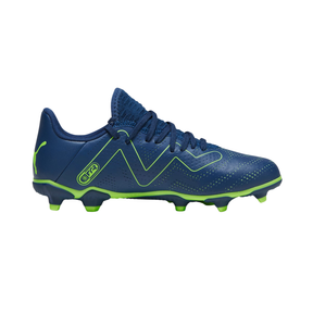 Puma Future Play FG/AG Junior Football Boots, Navy, back view