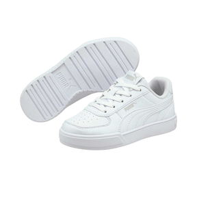 Puma Caven PS 382057 Kids' Trainers, White, detail view