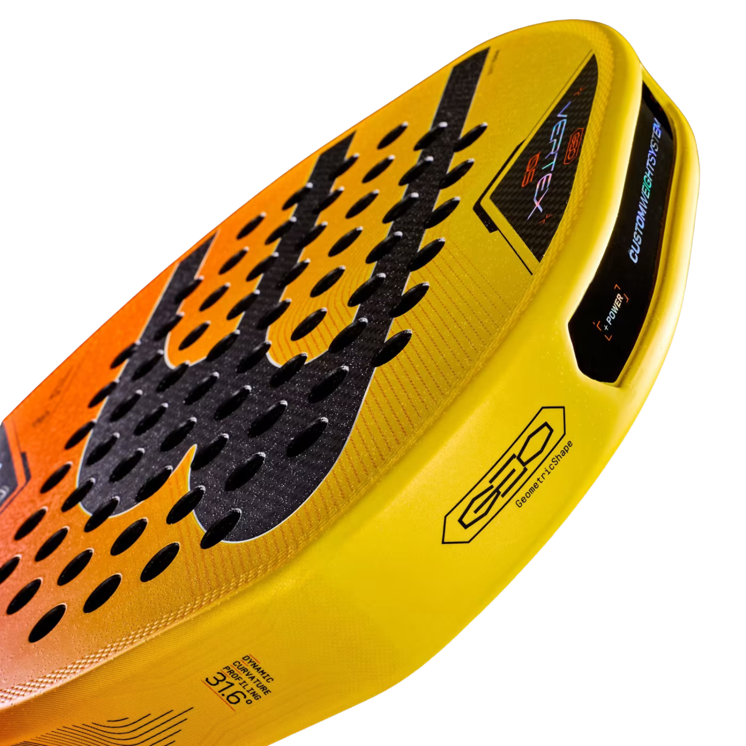 Bullpadel Vertex 05 GEO 27 Padel Racket, Yellow, alternative view