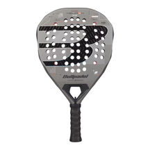 Bullpadel Neuron 02 CMF 27 Padel Racket, Grey, front view