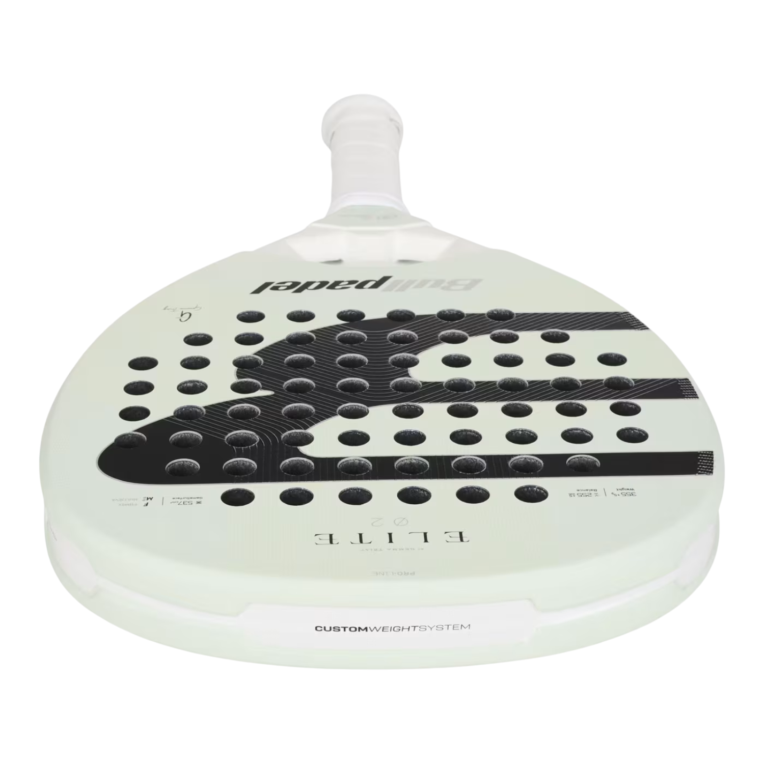 Bullpadel Elite 02 27 Padel Racket, Mint, alternative view