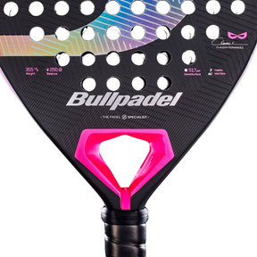 Bullpadel Wonder 27 Padel Racket, Black, detail view
