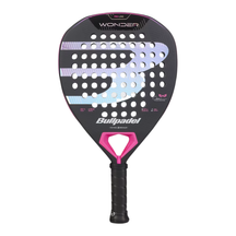 Bullpadel Wonder 27 Padel Racket, Black, front view