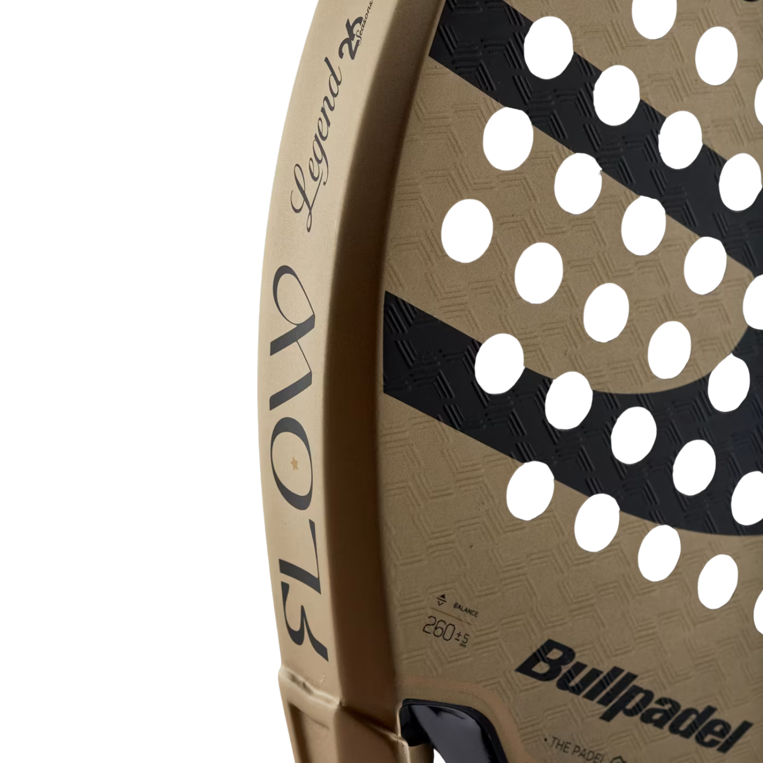 Bullpadel Flow 27 Padel Racket, Gold, additional view