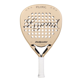 Bullpadel Flow 27 Padel Racket, Gold, back view
