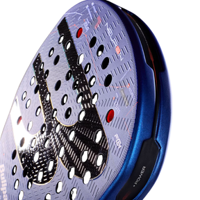 Bullpadel Neuron 27 Padel Racket, Navy Blue, packaging view