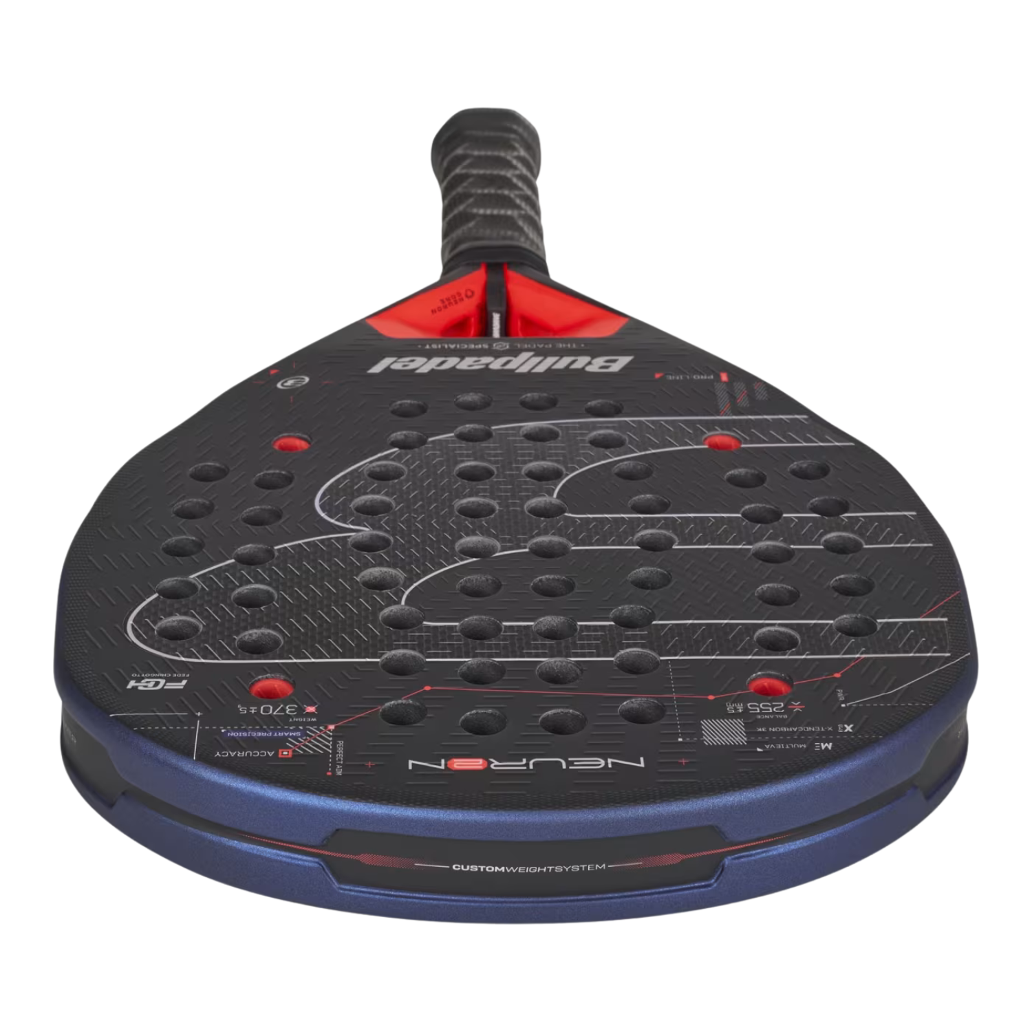 Bullpadel Neuron 27 Padel Racket, Navy Blue, additional view