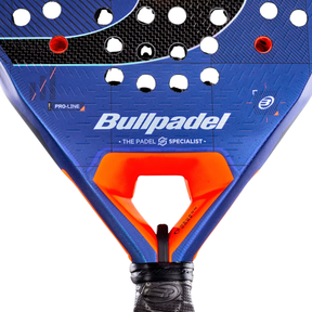 Bullpadel Neuron 27 Padel Racket, Navy Blue, close-up detail
