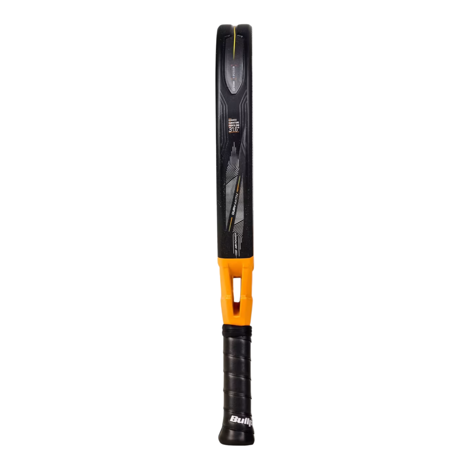 Bullpadel Vertex 05 CMF 27 Padel Racket, Black, side view