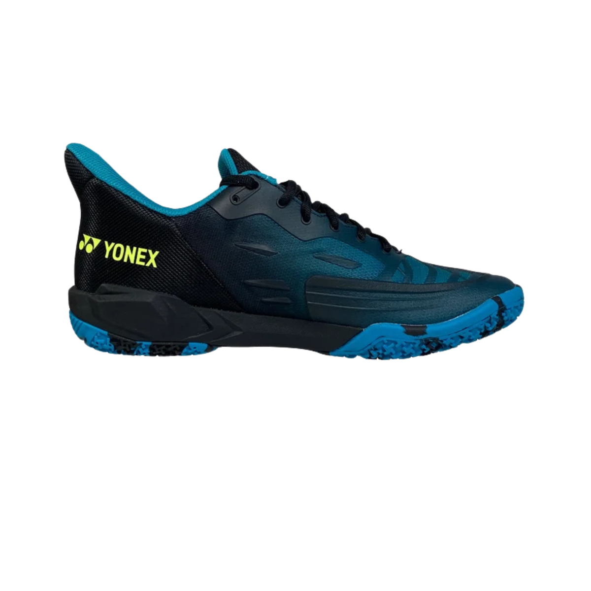 Yonex Cascade Drive 2023 Badminton Shoes Unisex, Clear Black, back view