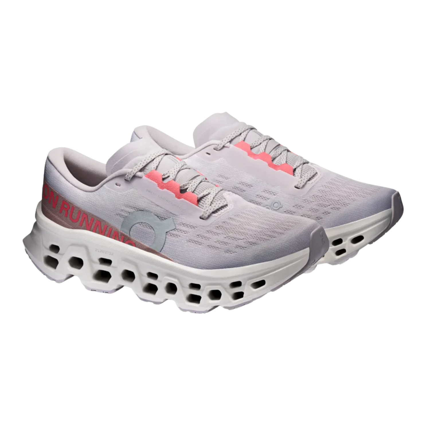 On Running Cloudsurfer Max Running Shoe Women - Pebble/Oyster Running Shoes On Running