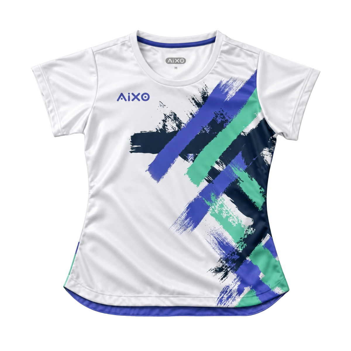 AIXO Eighties Capsule Womens T-Shirt 1 - White White Clothing Aixo