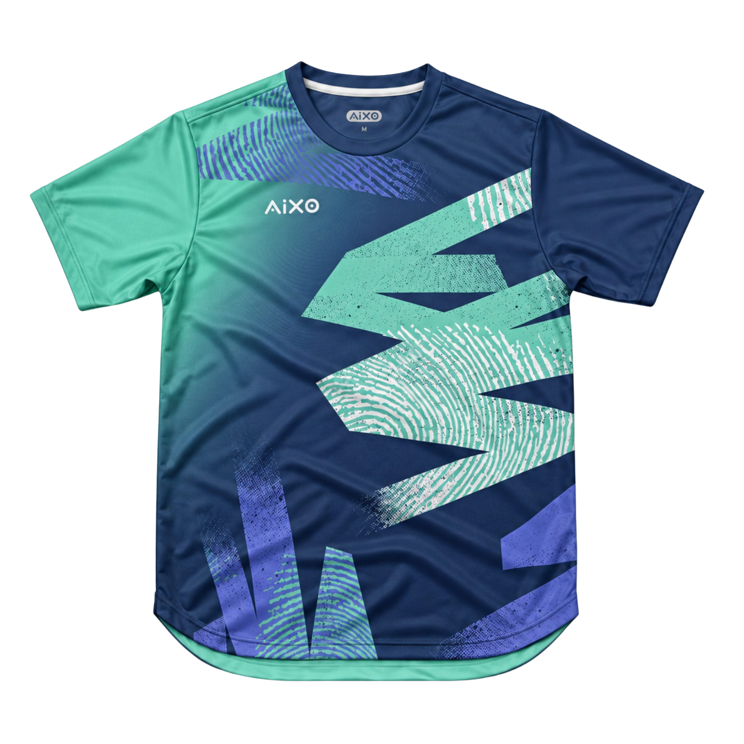 AIXO Eighties Capsule Mens T-Shirt 2 - Midnight Midnight Clothing Aixo