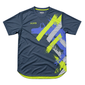 AIXO Eighties Capsule Mens T-Shirt 1 - Storm Storm Clothing Aixo