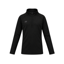 Yonex YMDL2024J Zip Midlayer - Junior Black Clothing Yonex