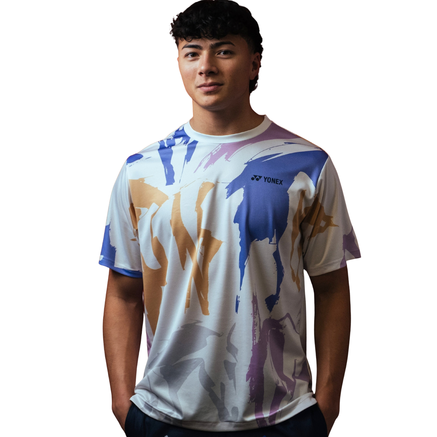 Yonex CNY 2026 Training Top Men - Celestial Momentum (Celestial Purple) Clothing Yonex