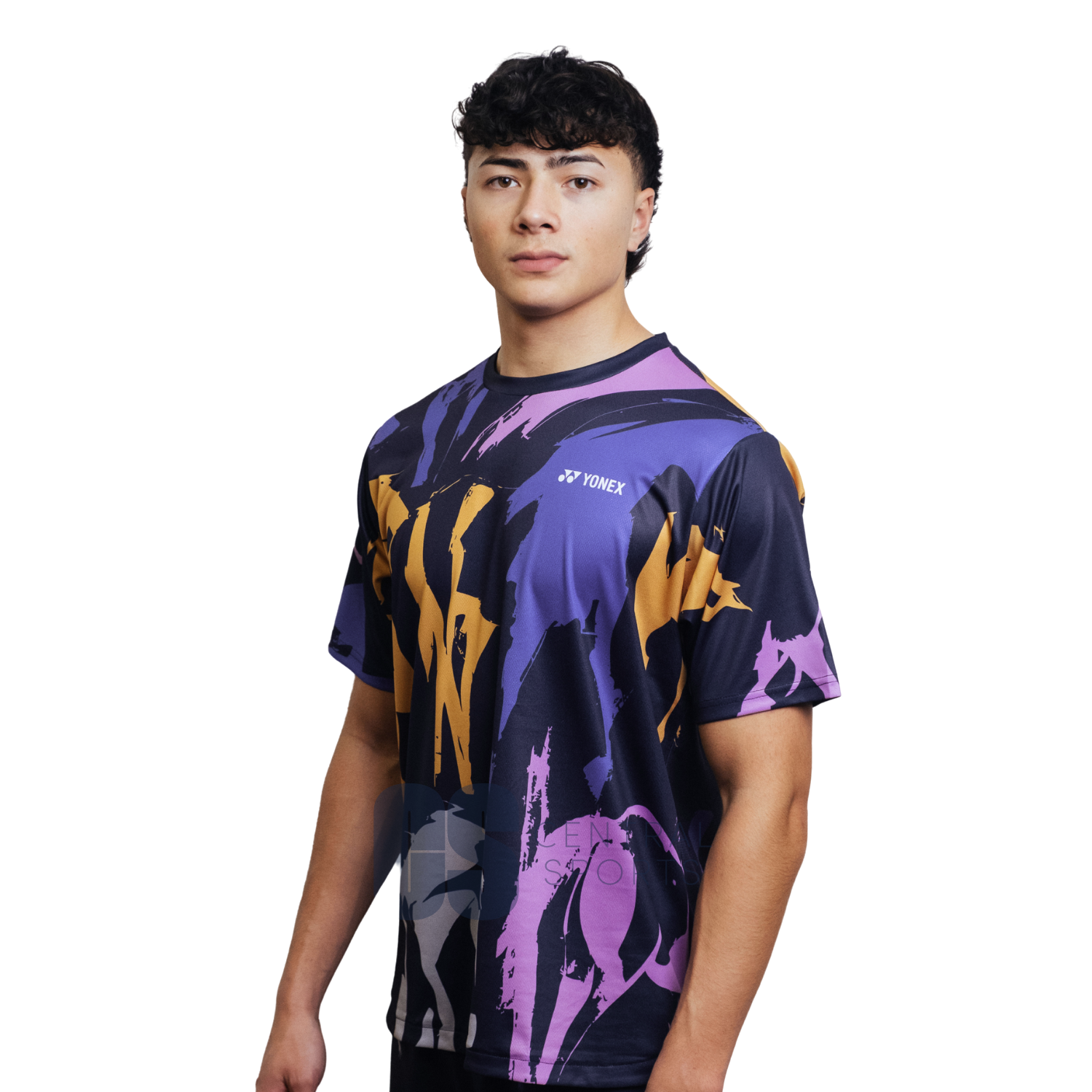 Yonex CNY 2026 Training Top Men - Celestial Momentum (Celestial Purple) Clothing Yonex