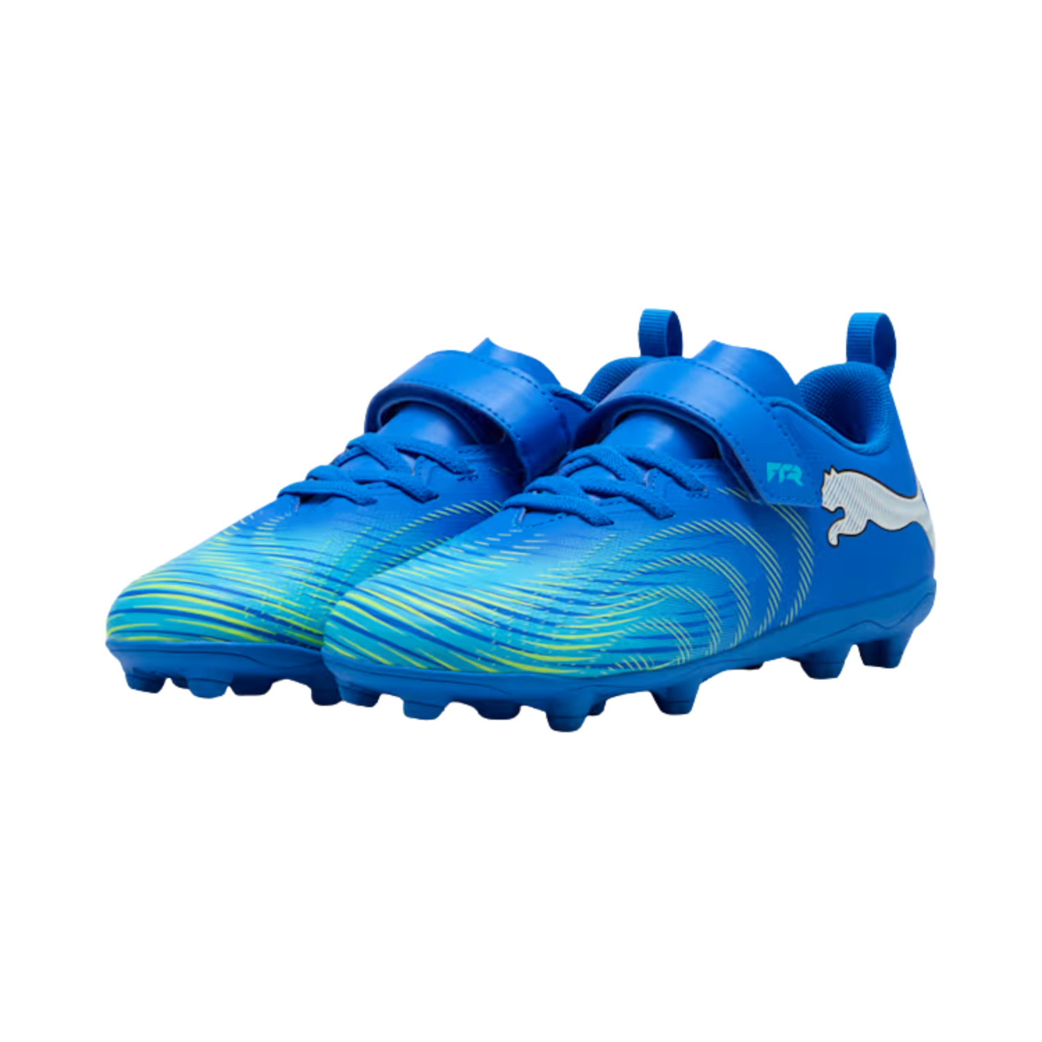 Puma Future 9 Play V FG/AG RB Football Boots Junior - Blue/White Football Boots Puma