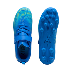 Puma Future 9 Play V FG/AG RB Football Boots Junior - Blue/White Football Boots Puma