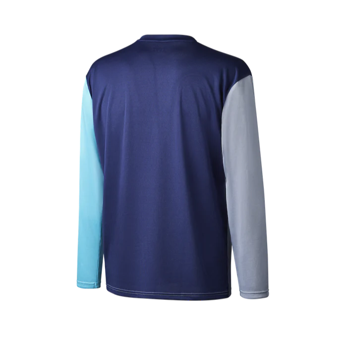 Yonex YLST323J Long Sleeve T-Shirt Junior (Navy/Silver/Sky)