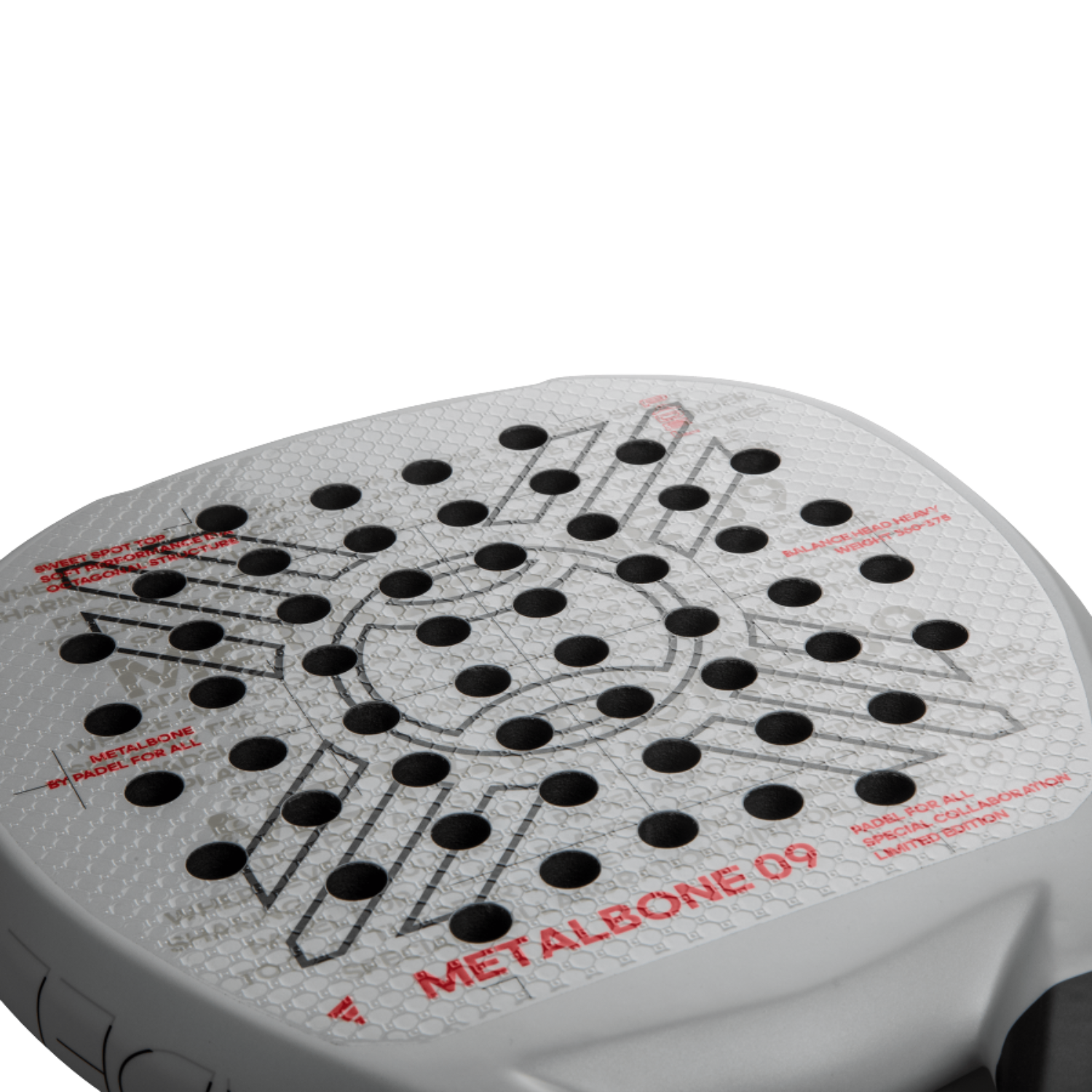 Adidas Metalbone 09 Padel Racket - White