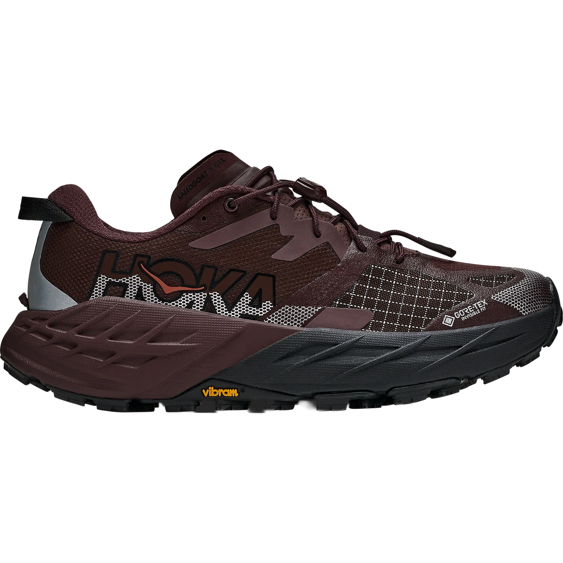 Hoka Speedgoat 7 GTX Trail Shoe Women - Deep Mauve/Black