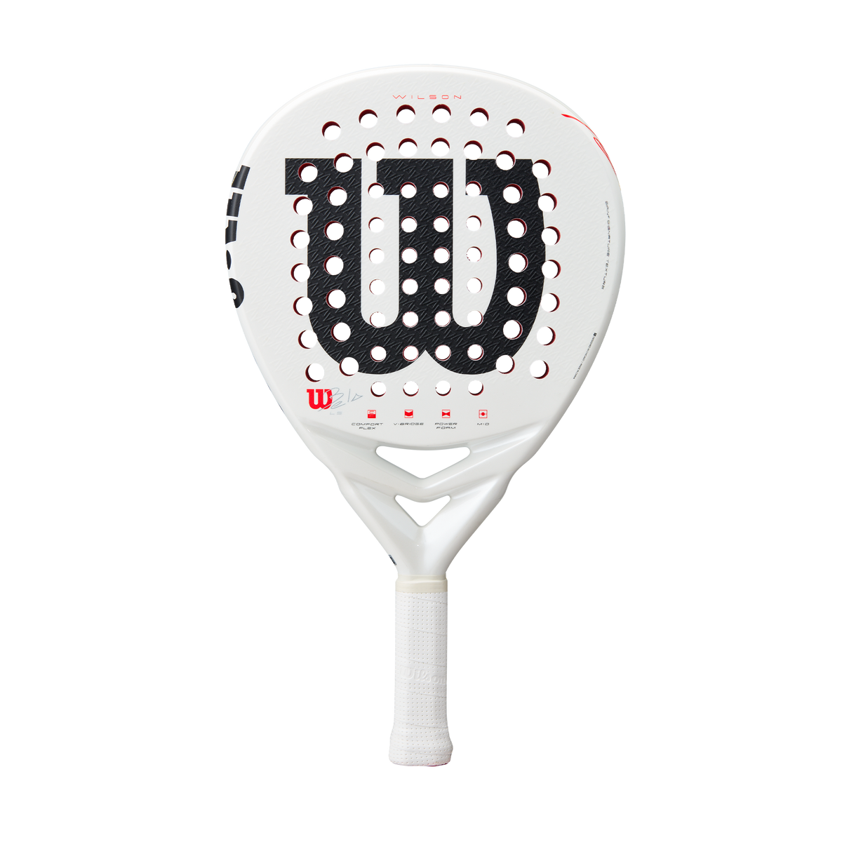 Wilson Bela LS V3 Padel Racket - White White G2 Padel Wilson