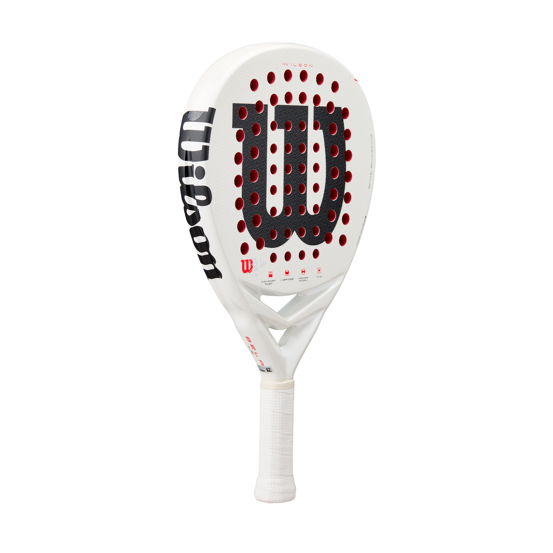 Wilson Bela LS V3 Padel Racket - White Padel Wilson