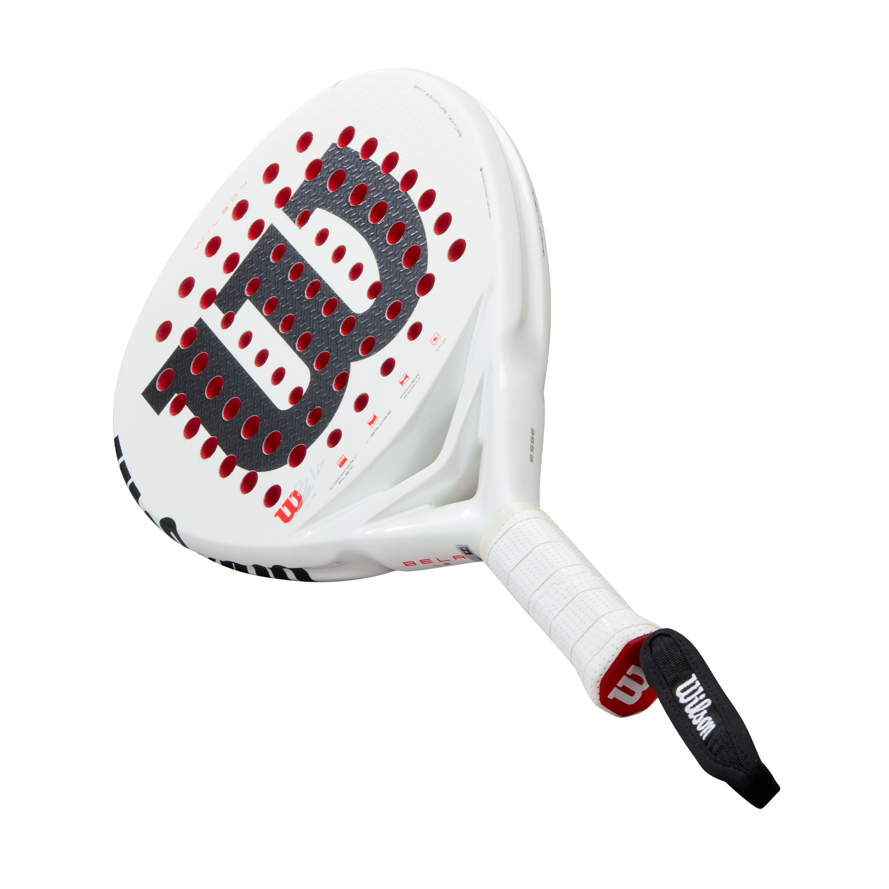 Wilson Bela LS V3 Padel Racket - White Padel Wilson