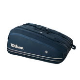 Wilson Super Tour Roland-Garros 2025 Session de Soiree 15 Pack Racket Bag, Dark Navy, front view