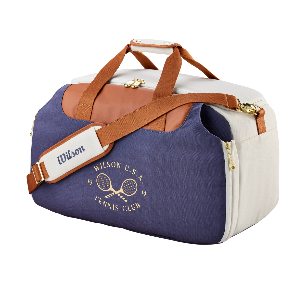Wilson Heritage V2 Small Duffle - Cream/Navy Luggage Wilson