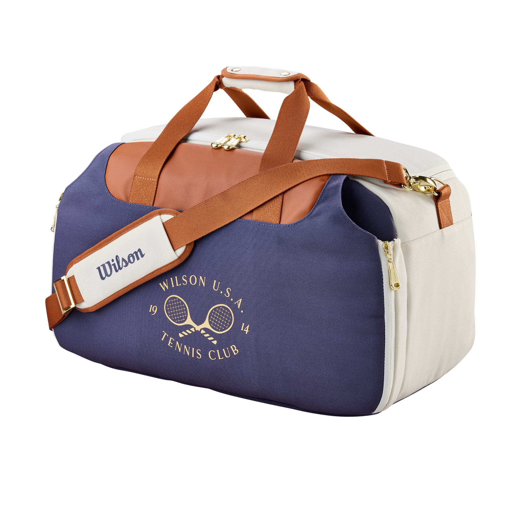 Wilson Heritage V2 Small Duffle - Cream/Navy Luggage Wilson