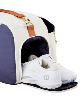 Wilson Heritage V2 Small Duffle - Cream/Navy Luggage Wilson