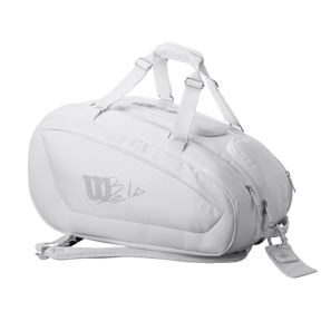 Wilson Bela DNA Super Tour Padel Bag – White Luggage Wilson