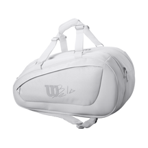 Wilson Bela DNA Super Tour Padel Bag – White White Tournament Bag Luggage Wilson