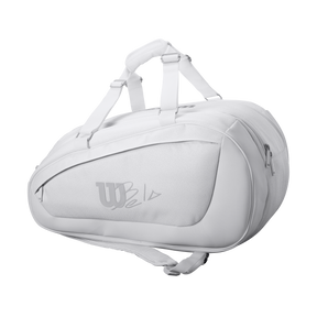 Wilson Bela DNA Super Tour Padel Bag – White White Tournament Bag Luggage Wilson