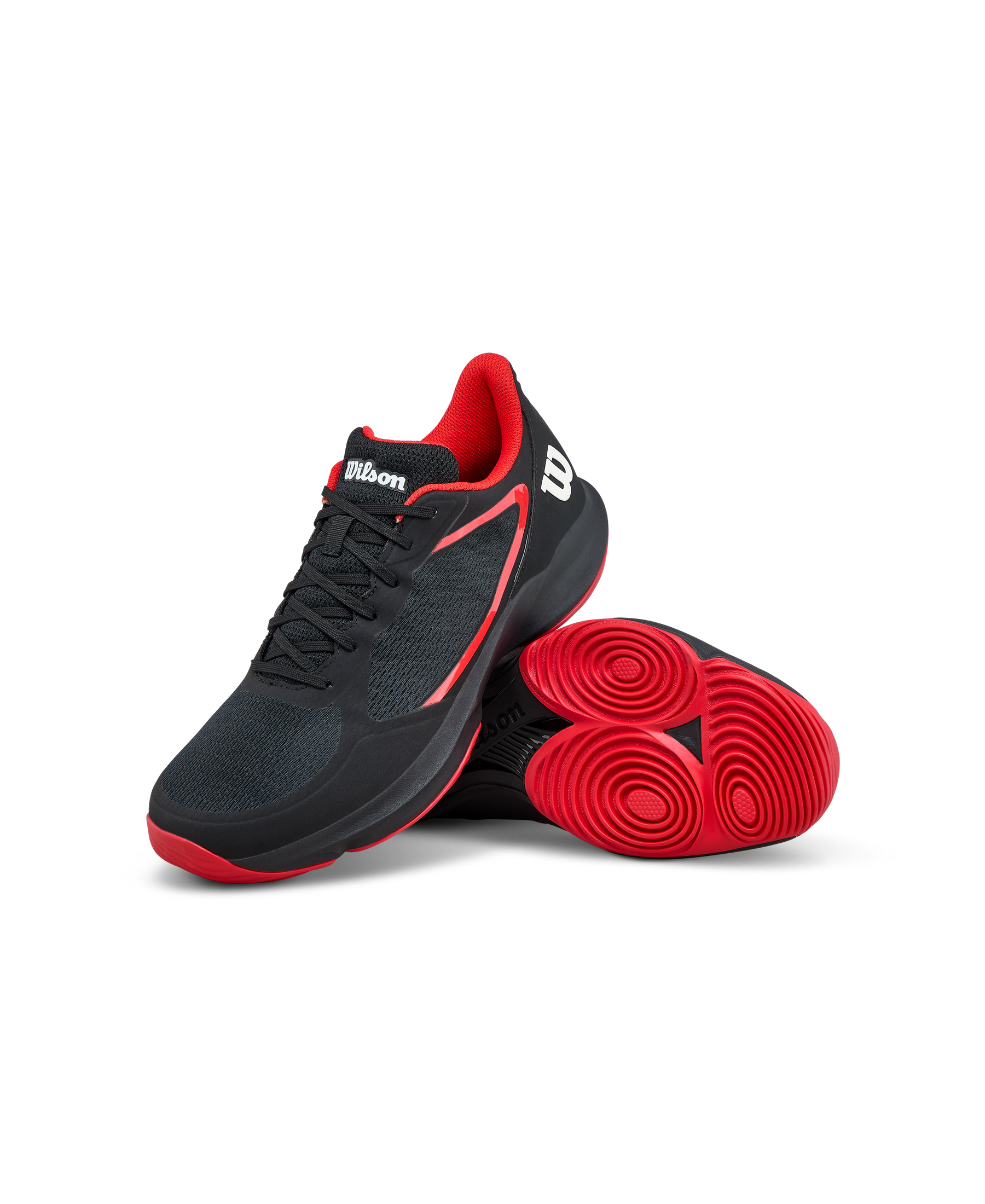 Wilson Hurakn Lite Padel Shoe Men - Black/Red Padel Wilson
