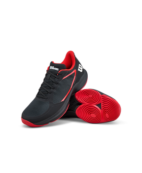 Wilson Hurakn Lite Padel Shoe Men - Black/Red Padel Wilson
