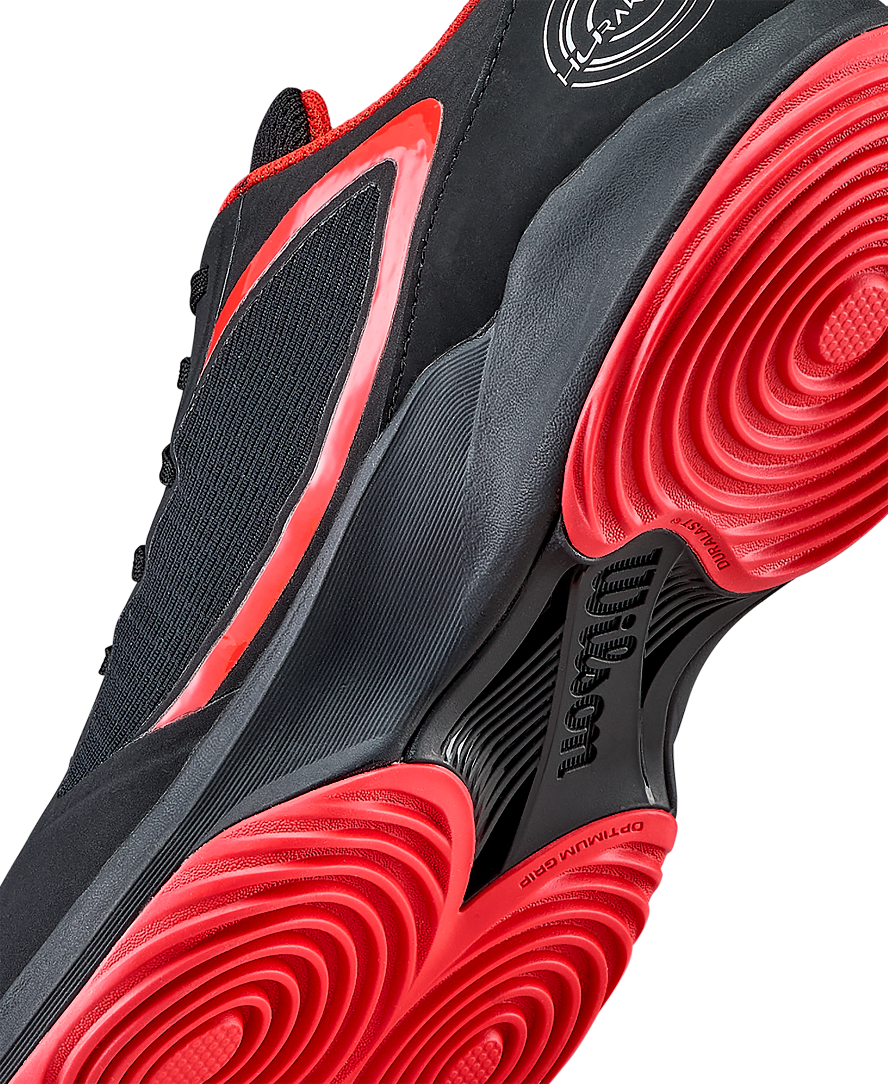 Wilson Hurakn Lite Padel Shoe Men - Black/Red Padel Wilson