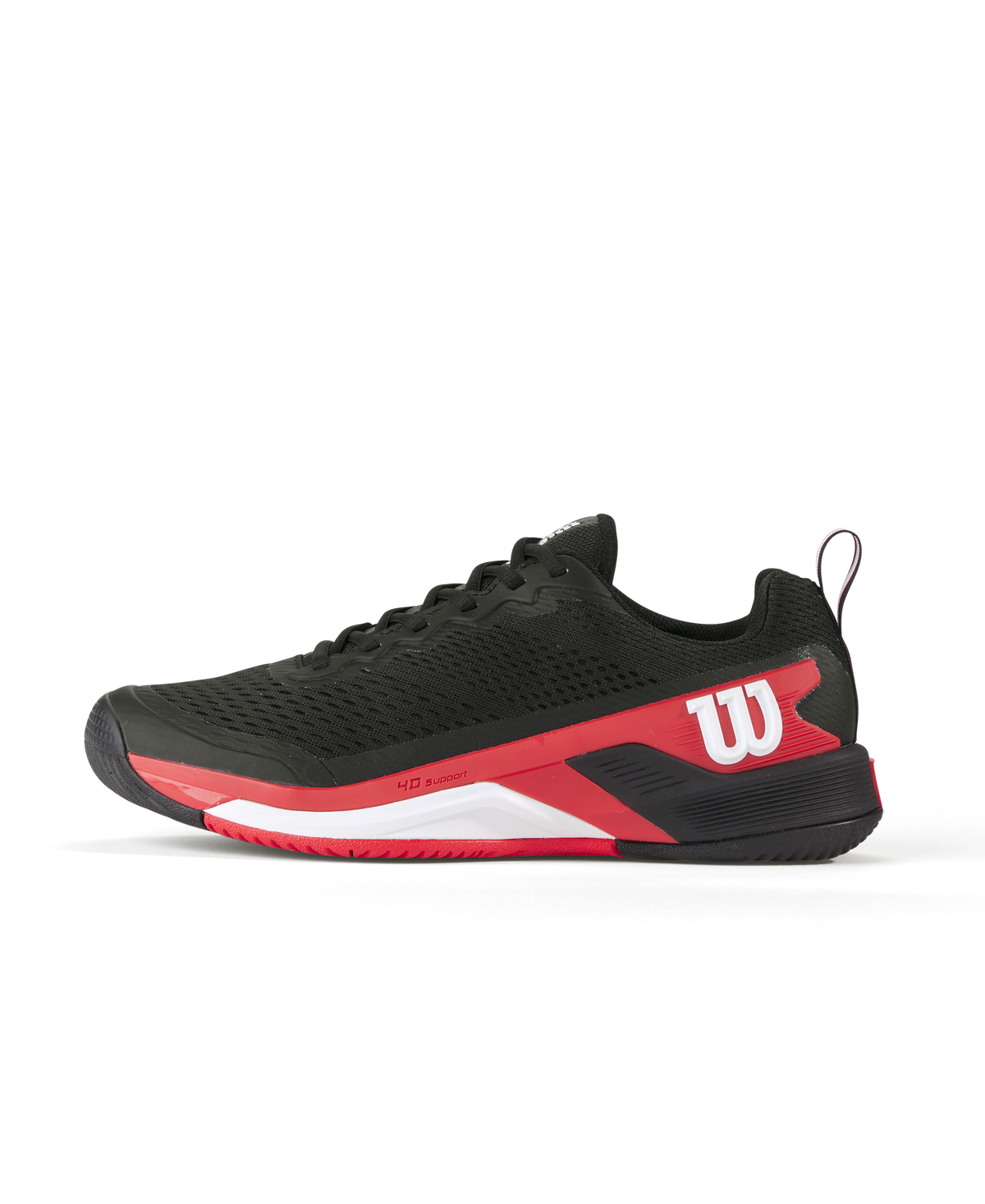 Wilson Rush Pro 4.5 Tennis Shoes Men - Black/Red