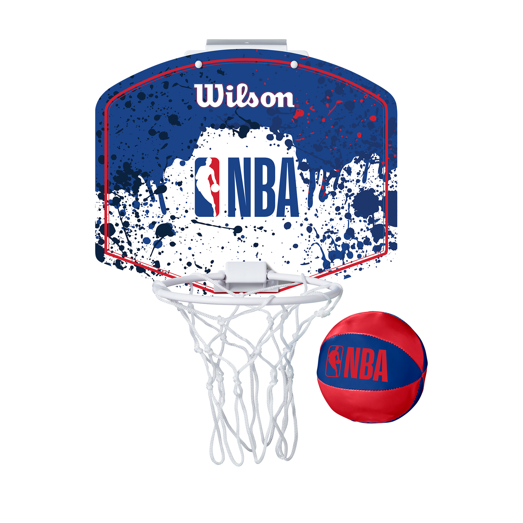 Wilson NBA Team Mini Basketball Hoop - Blue/Red Blue Red One Size Accessories Wilson