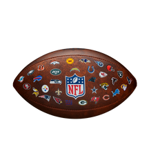 Wilson NFL 32 Team Logo American Football - Brown Brown One Size Accessories Wilson