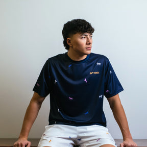 Pre-Order Yonex Midnight Parade – Men’s Performance Shirt (Ink Blue) Yonex CNY2026 TT C Men Clothing Yonex