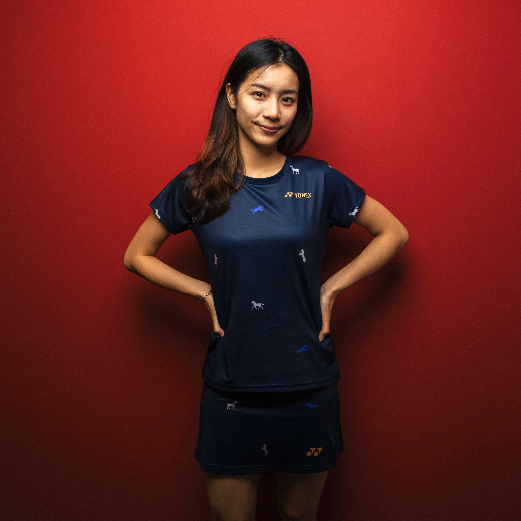 Pre-Order Yonex Galloping Elegance – Women’s Performance Skort (Ink Blue) Yonex CNY2026 Game Skort A Women Clothing Yonex