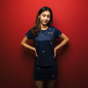 Pre-Order Yonex Midnight Grace – Women’s Performance Shirt (Ink Blue) Yonex CNY2026 TT C Women Clothing Yonex