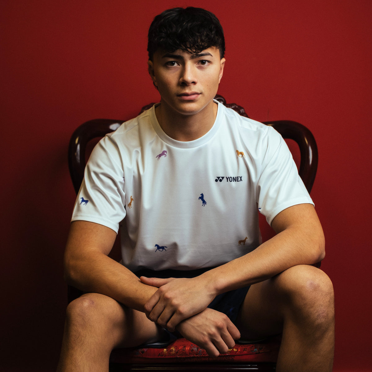 Pre-Order Yonex Midnight Parade – Men’s Performance Shirt (Ink Blue) Yonex CNY2026 TT C Men Clothing Yonex