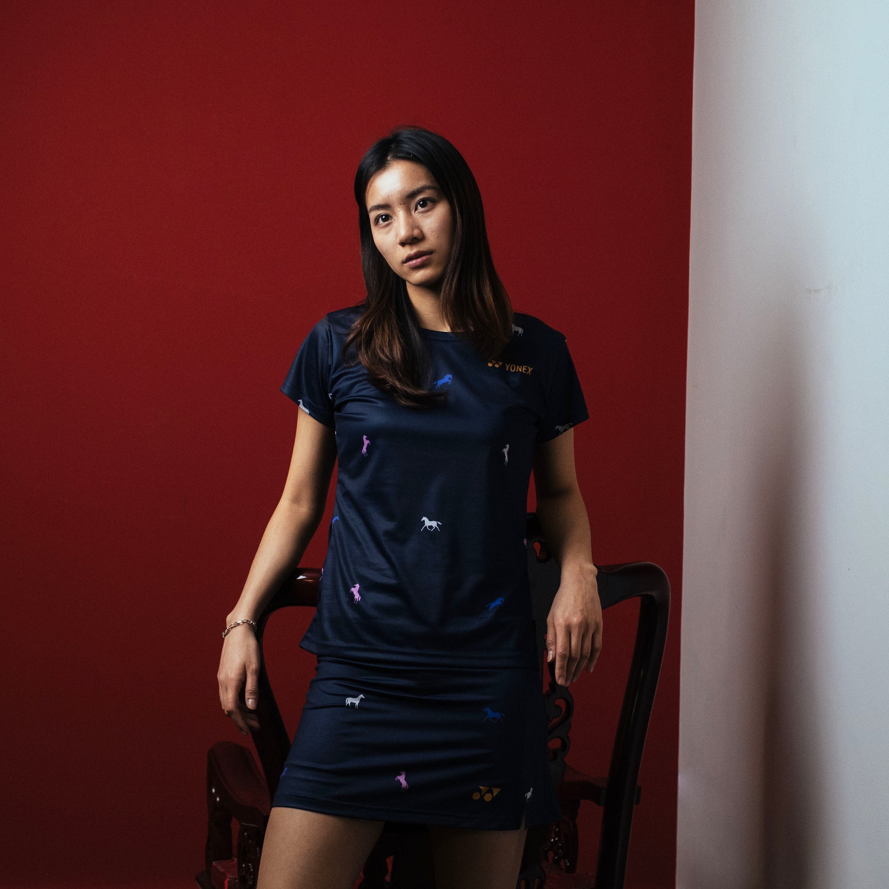 Pre-Order Yonex Galloping Elegance – Women’s Performance Skort (Ink Blue) Yonex CNY2026 Game Skort A Women Clothing Yonex