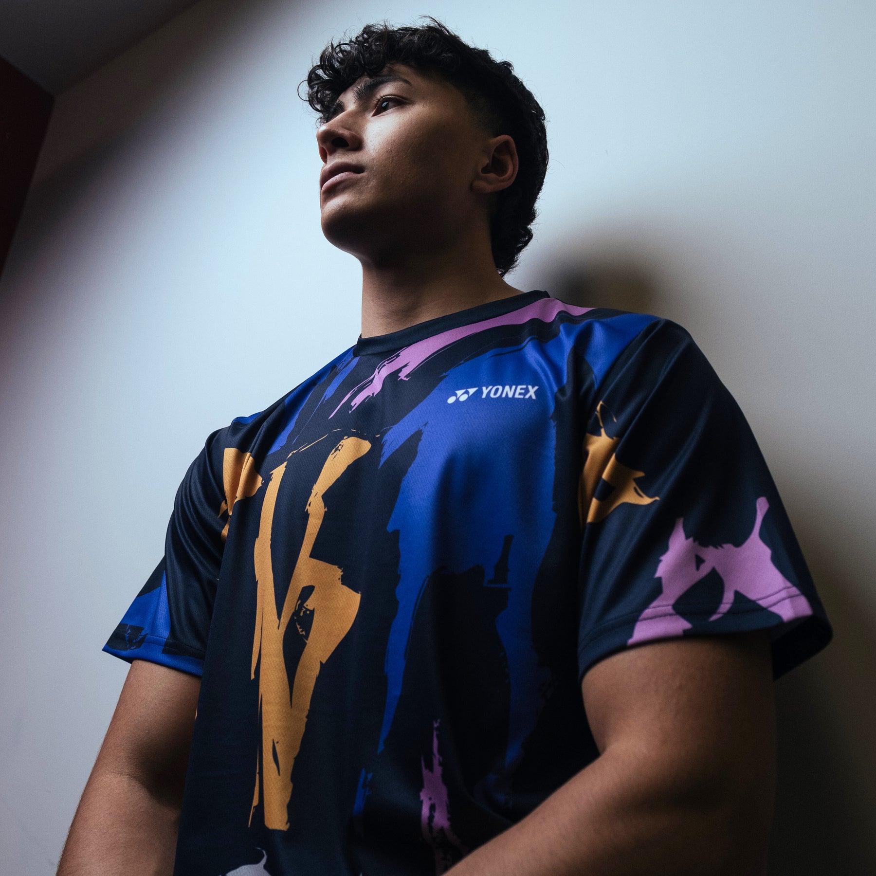 Pre-Order Yonex Shadow Charge Celestial Momentum – Men’s Performance Shirt (White) Yonex CNY2026 TT D Men Clothing Yonex