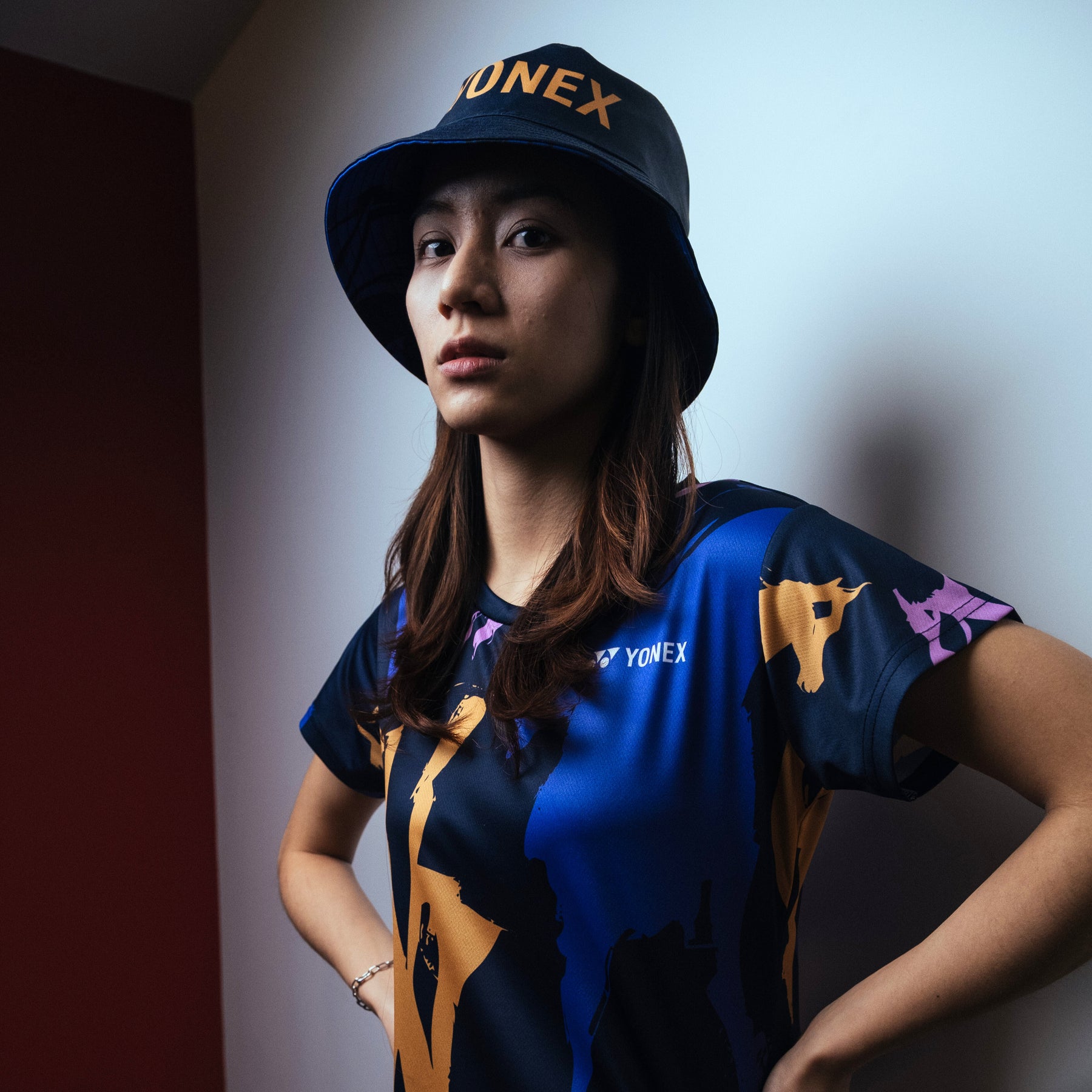 Pre-Order Yonex Legend’s Crown – Reversible Bucket Hat (Ink Blue | Celestial Purple / Pale Gold) Yonex CNY2026 Reversible Bucket Hat A Unisex Clothing Yonex