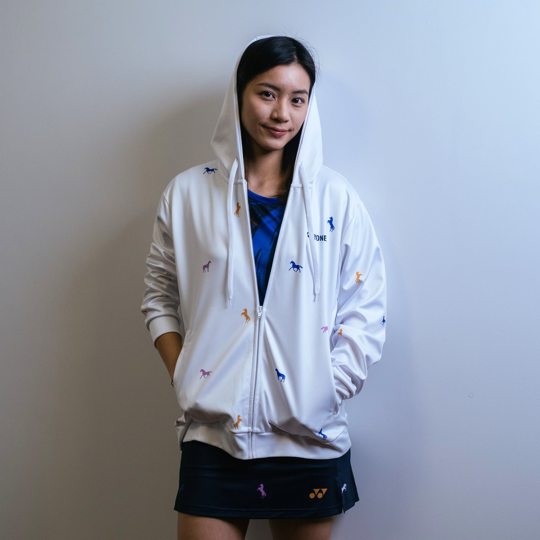 Pre-Order Yonex Night Rider – Unisex Zip Hoodie (Ink Blue) Yonex CNY2026 Zip Hood Sweat A Unisex Clothing Yonex